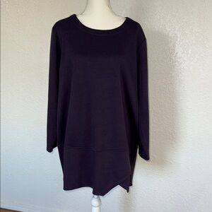 NORM THOMPSON  Purple Long Sleeve Tunic